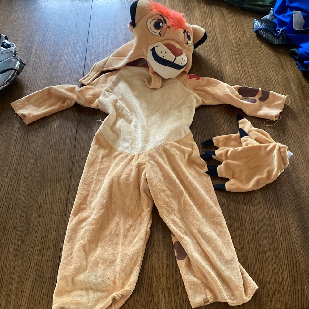 Disney lion guard costume size small-  fit toddlers 3T